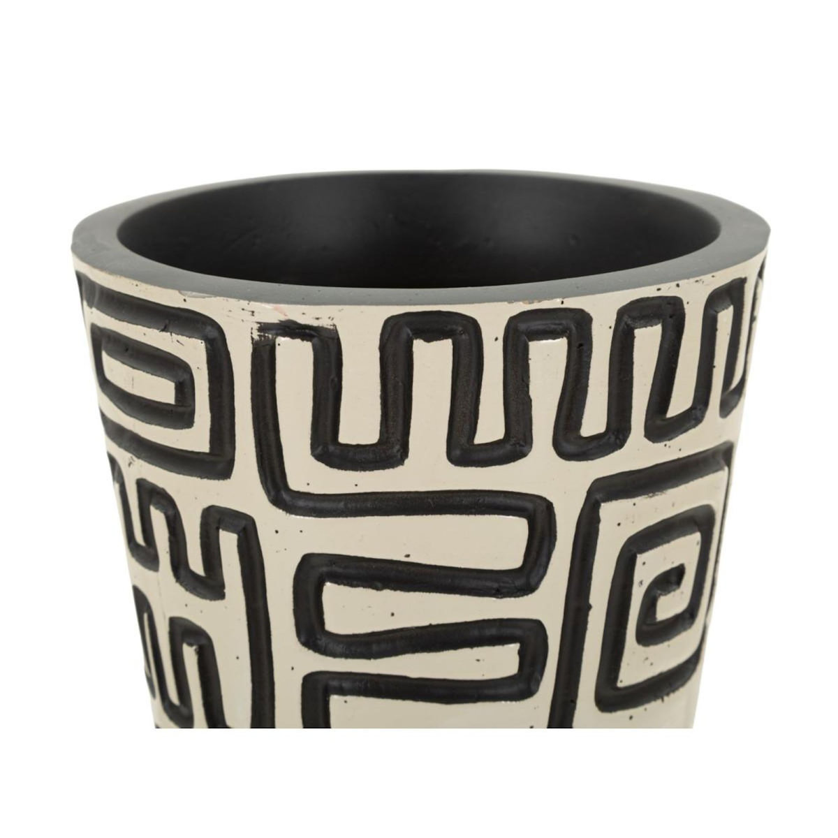 Paris Prix Vase Design  Nairobi  86cm Blanc & Noir
