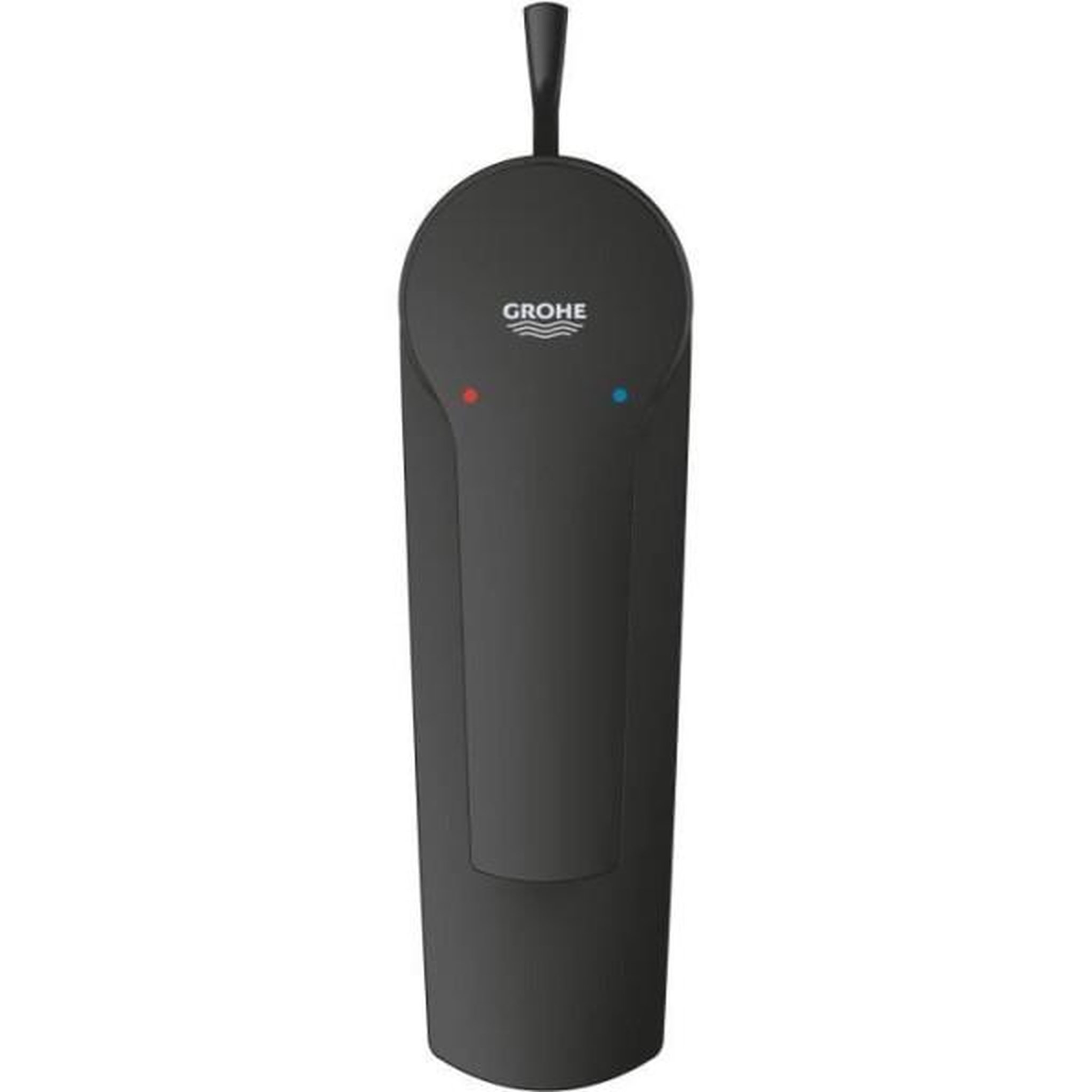 Voir la diapositive 2 : Grohe Mitigeur monocommande lavabo - grohe start - 242092432 - noir mat - taille s - economie d'eau - tirette et vidage
