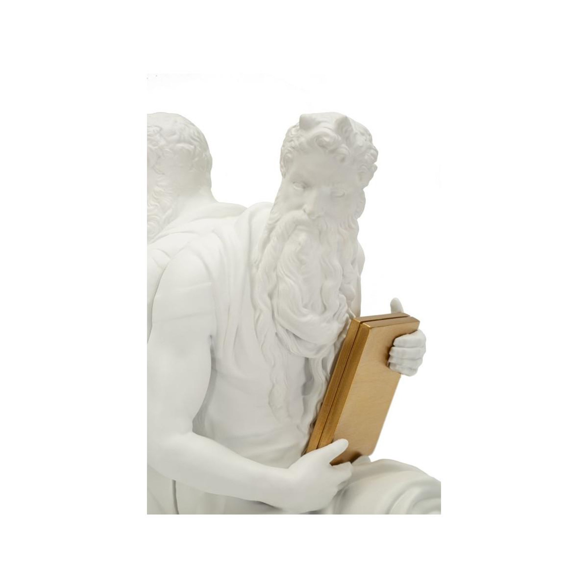 Voir la diapositive 3 : Paris Prix Lot de 2 serre-livres déco  poséidon  25cm blanc