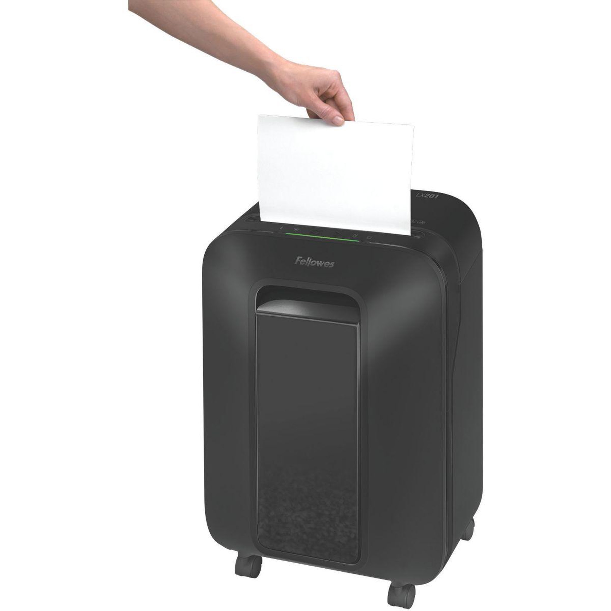 Voir la diapositive 3 : Fellowes Destructeur microshred lx201 noir