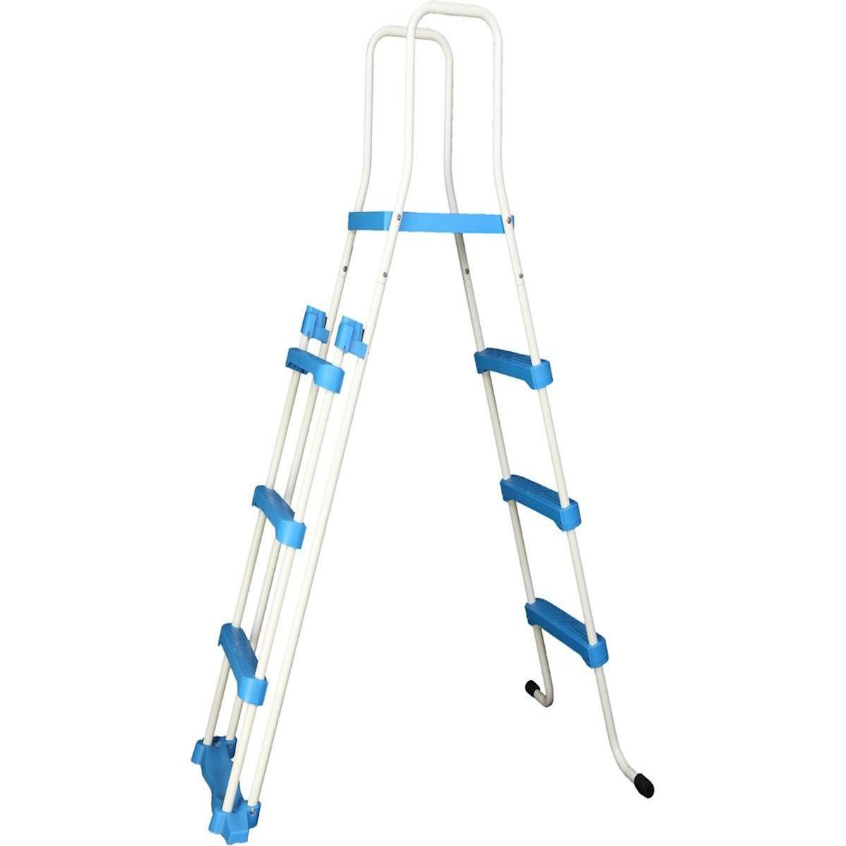 Habitat et Jardin Piscine acier ovale aspect bois  Caracas - 6.10 x 3.60 x 1.20 m