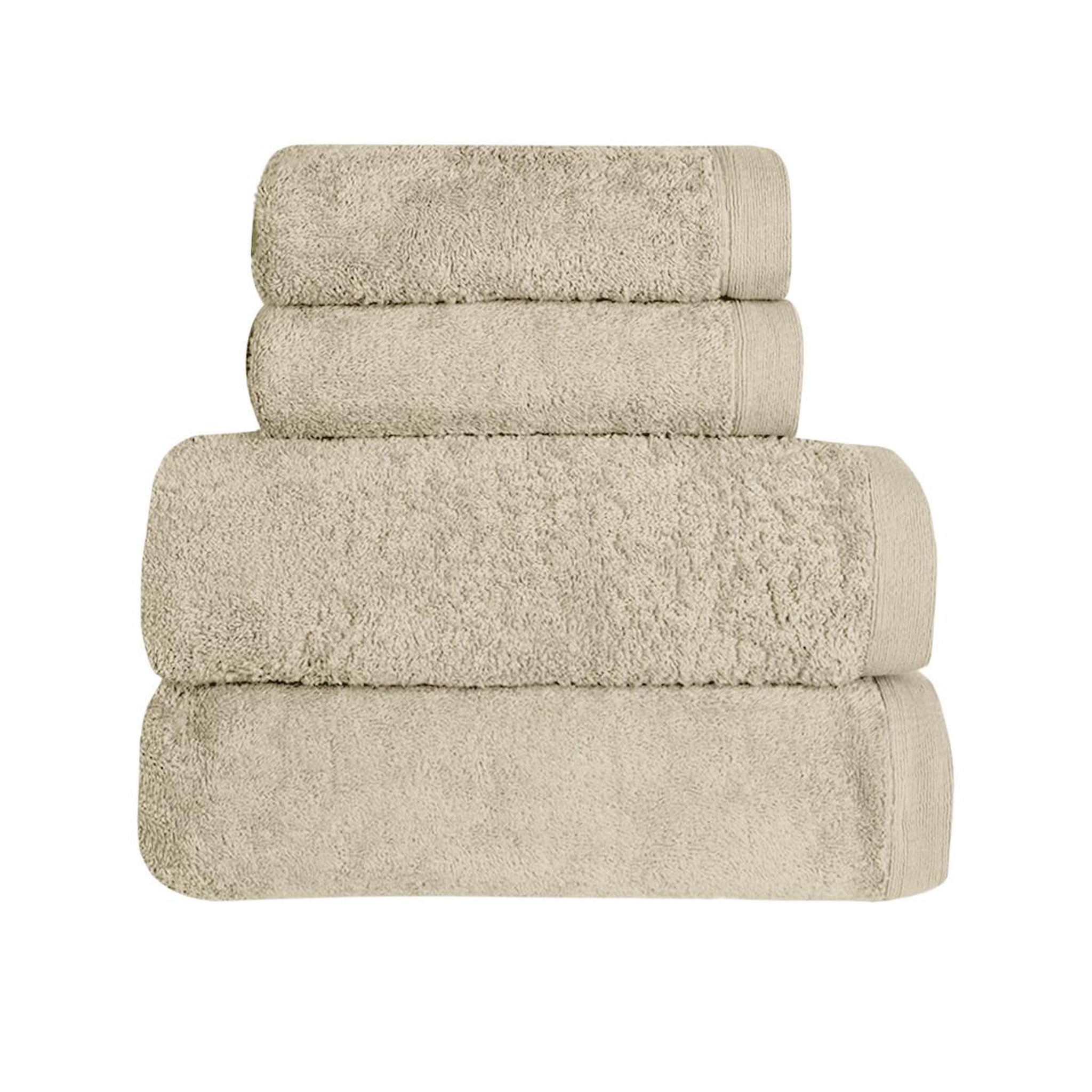 Voir la diapositive 1 : Sensei Maison Ensemble de bain 4 pièces 500 g/m² STUDIO (2 draps de bain + 2 serviettes de toilette)