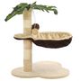 Voir la diapositive 2 : VIDAXL Arbre a chat avec griffoir en sisal 50 cm Beige et Marron