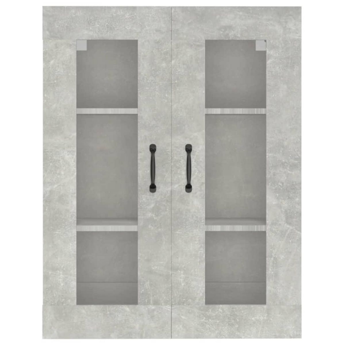 VIDAXL Armoire murale suspendue Gris beton 69,5x34x90 cm