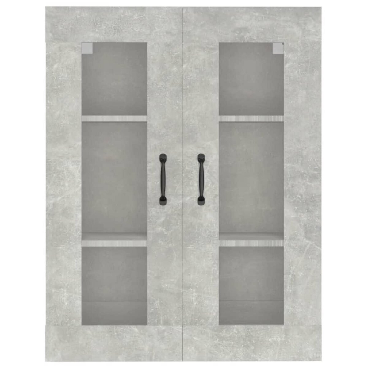 VIDAXL Armoire murale suspendue Gris beton 69,5x34x90 cm