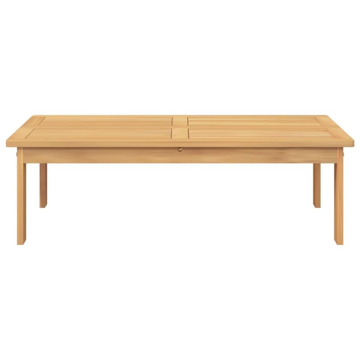 VIDAXL Table de jardin 100x60x30 cm bois d'acacia solide