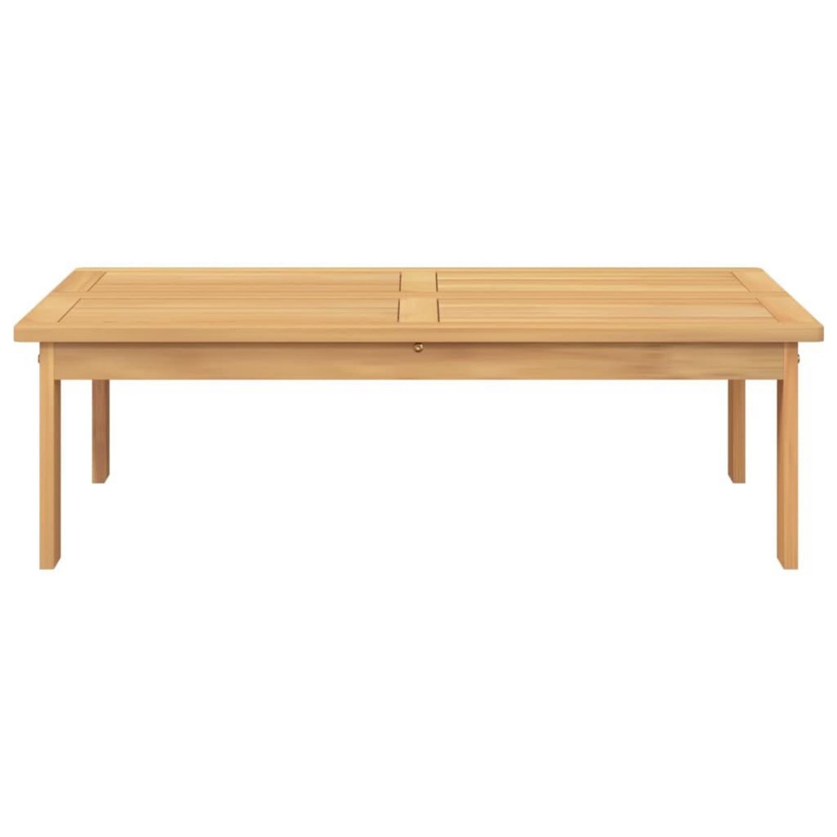 VIDAXL Table de jardin 100x60x30 cm bois d'acacia solide