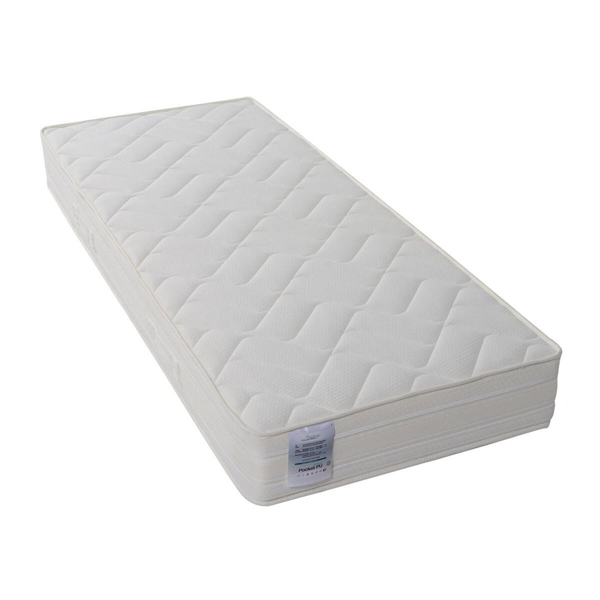 PRESTIGE Collection Lit relaxation électrique TPR mousse mémoire de forme 55kg/m3 - H21cm - 160x200 cm TERRAFLEX