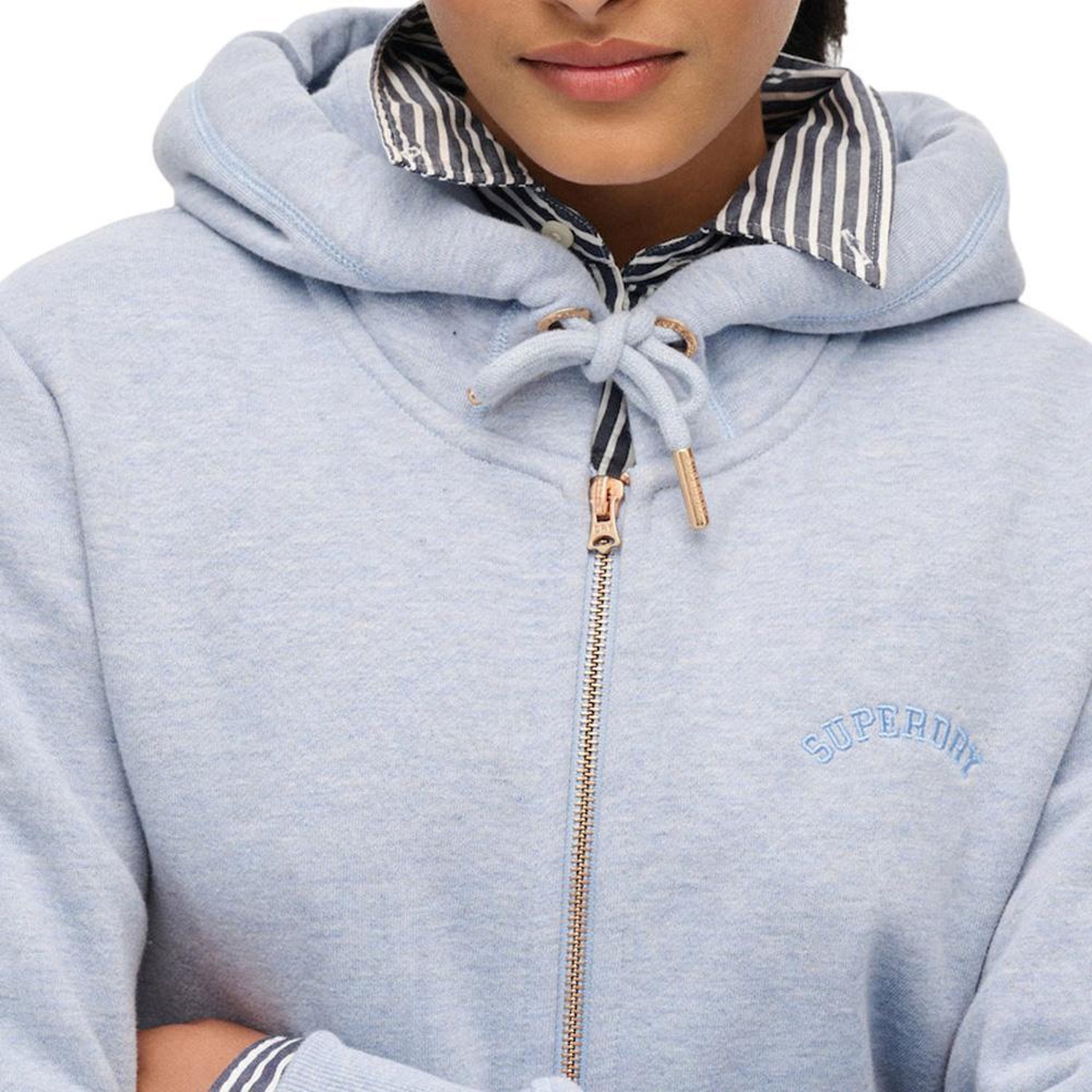 Voir la diapositive 2 : SUPERDRY Sweat Zippé  Femme Superdry Essential