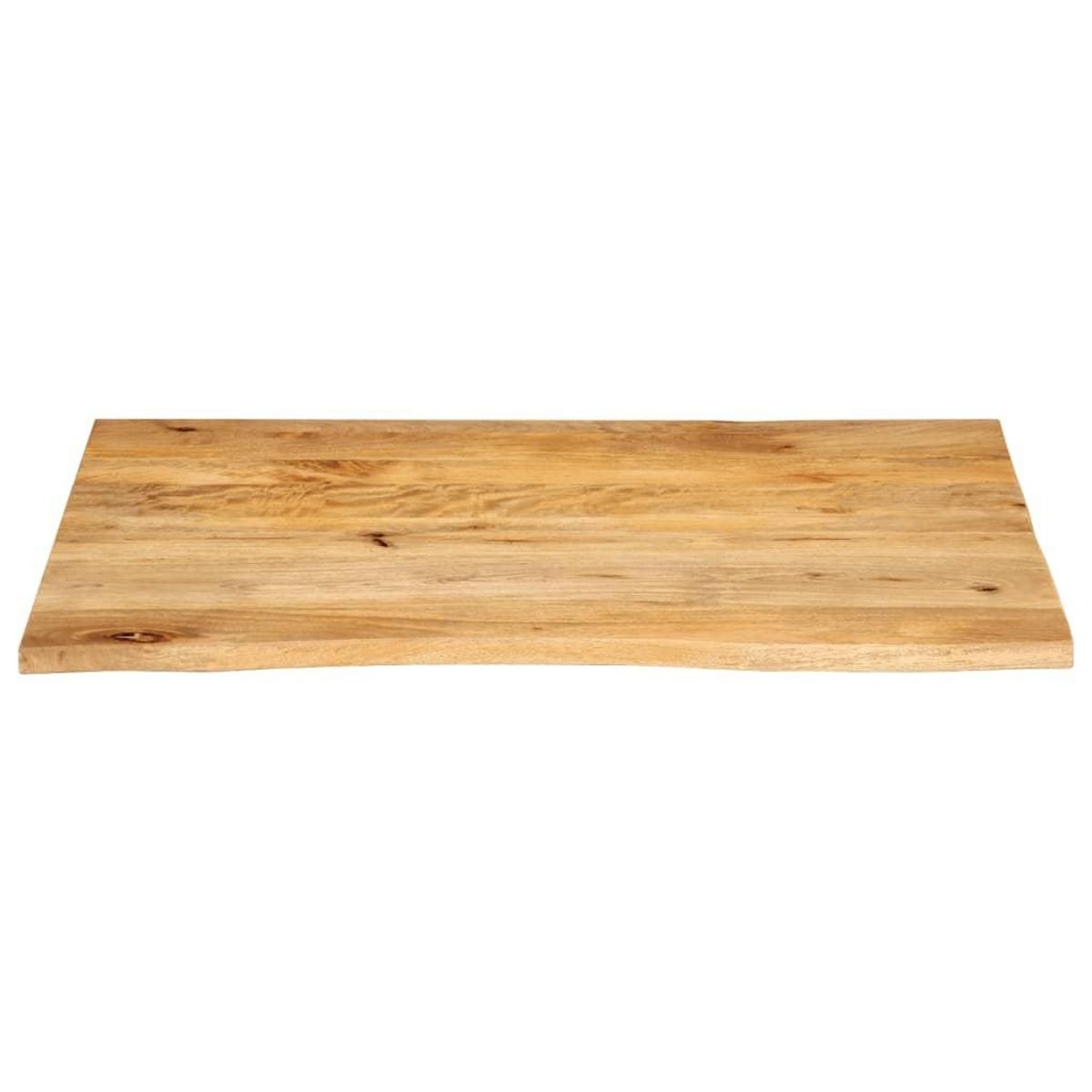 VIDAXL Dessus de table a bord vivant 100x80x2,5cm bois massif manguier