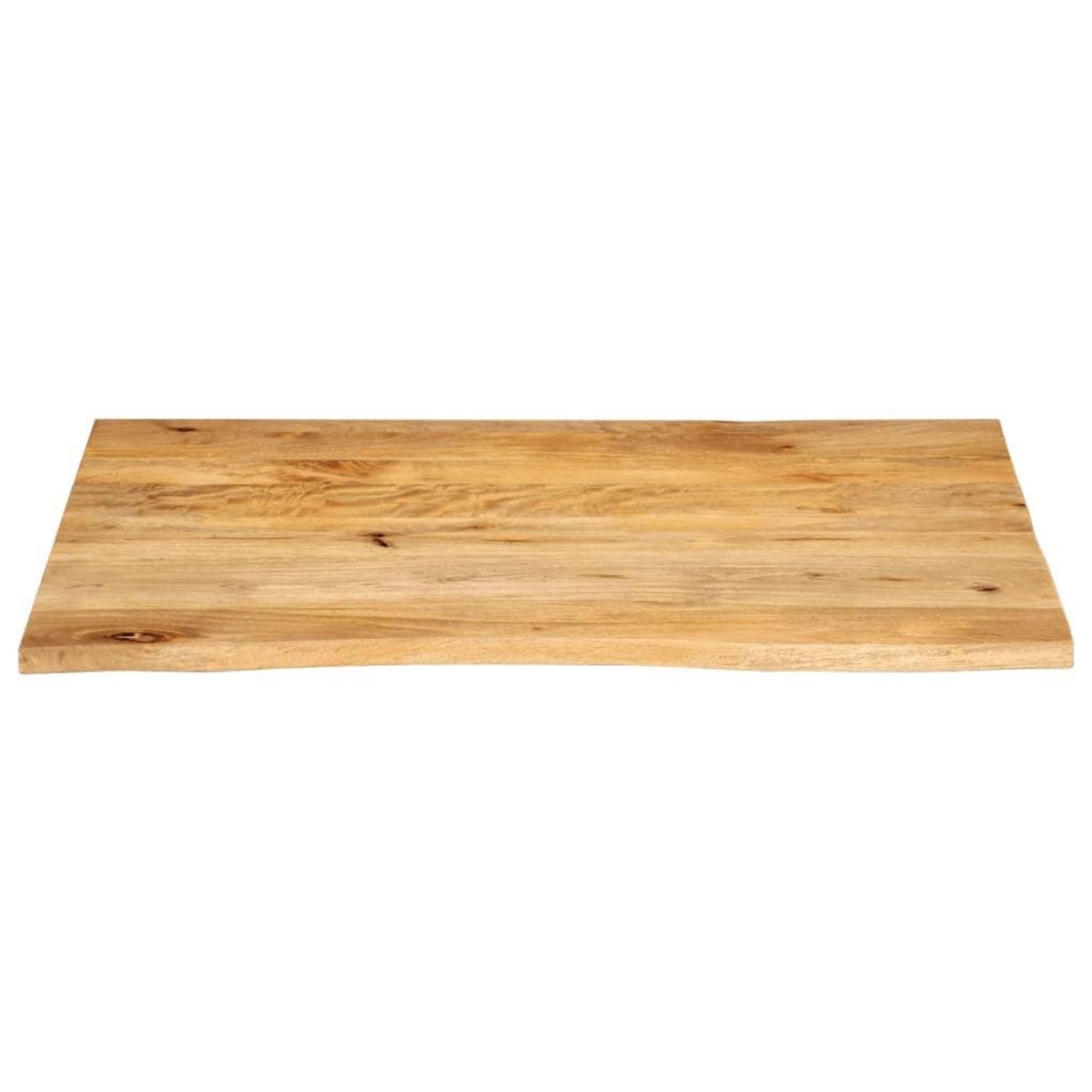 VIDAXL Dessus de table a bord vivant 100x80x2,5cm bois massif manguier