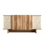 Voir la diapositive 1 : Habitat et Jardin Buffet en bois  Diana  - 180 x 40 x 81 cm - Travertin