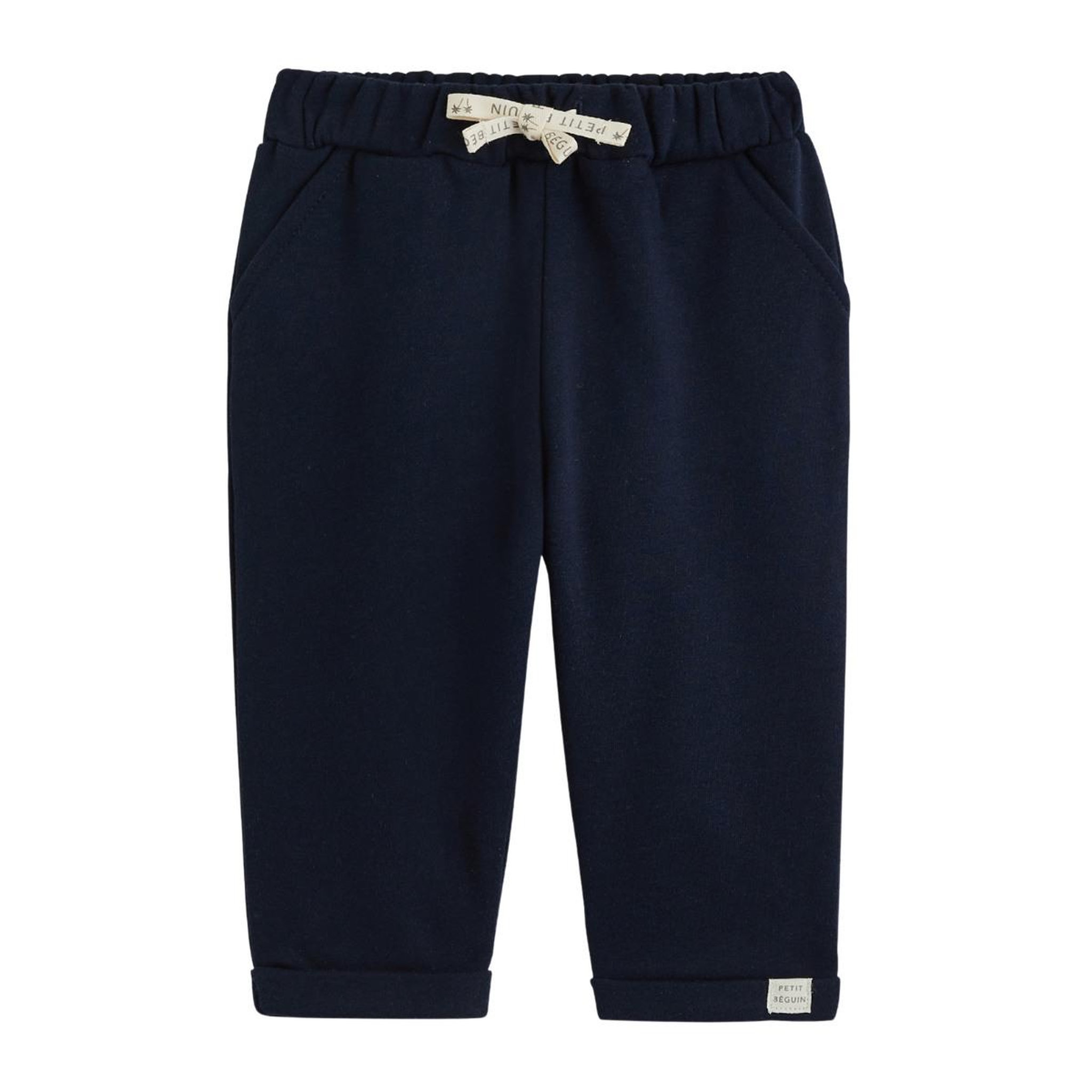 Voir la diapositive 5 : PETIT BEGUIN Lot de 3 pantalons bébé en molleton