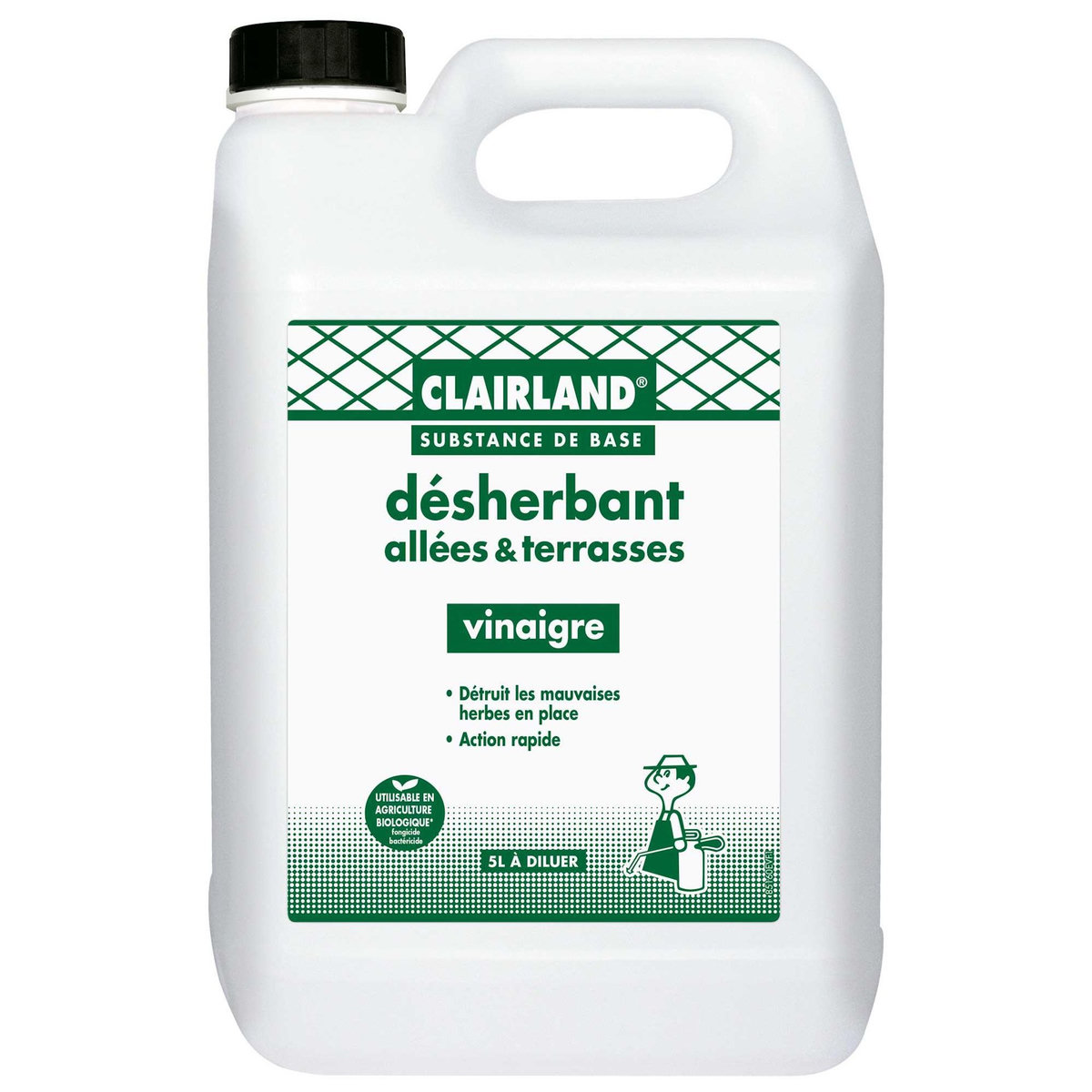 ALGOFLASH Désherbant Allées & Terrasses - Vinaigre - Concentré