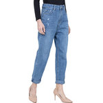 MONDAY PREMIUM Jeans Bleu Mom Femme Monday Premium 3211. Coloris disponibles : Bleu