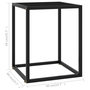 Voir la diapositive 5 : VIDAXL Table basse Noir avec verre noir 40x40x50 cm