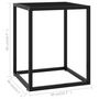 Voir la diapositive 5 : VIDAXL Table basse Noir avec verre noir 40x40x50 cm