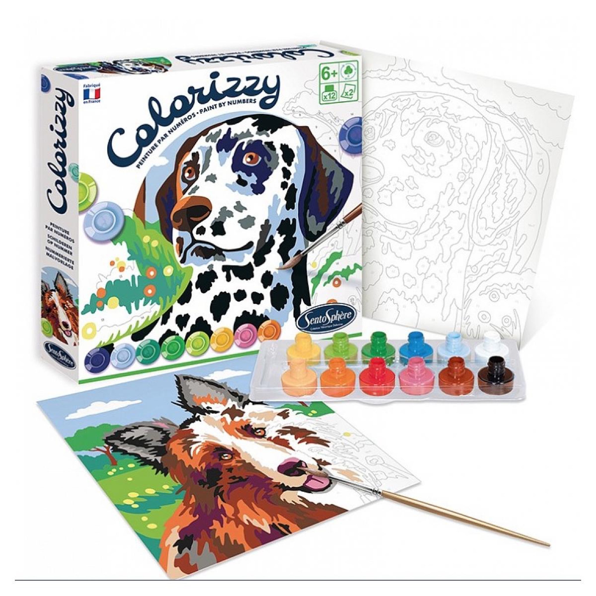 Voir la diapositive 2 : Sentosphere Colorizzy theme chiens