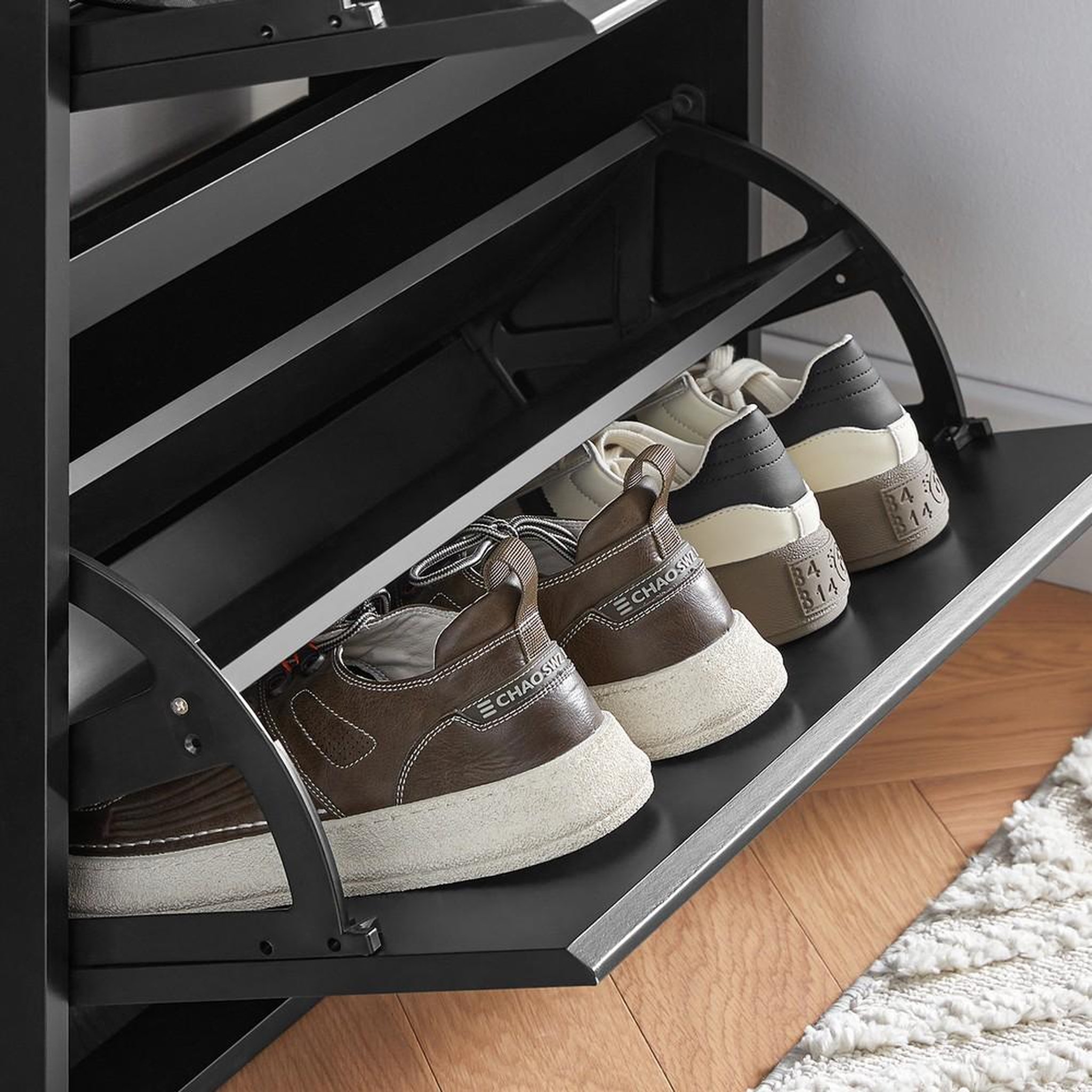 Voir la diapositive 6 : SOBUY SoBuy - Meuble À Chaussures 3 portes - Moderne - FSR165-H