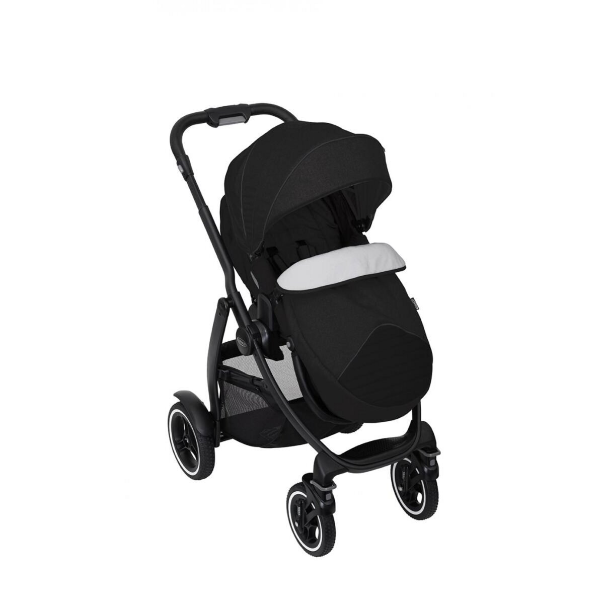 GRACO Poussette Evo XT Noir Gris pas cher Auchan