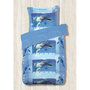 Voir la diapositive 1 : Dourev Housse de couette 140x200 Douceur bleu + 1 taie