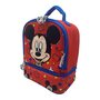 Sac à goûter maternelle polyester rouge MICKEY DISNEY