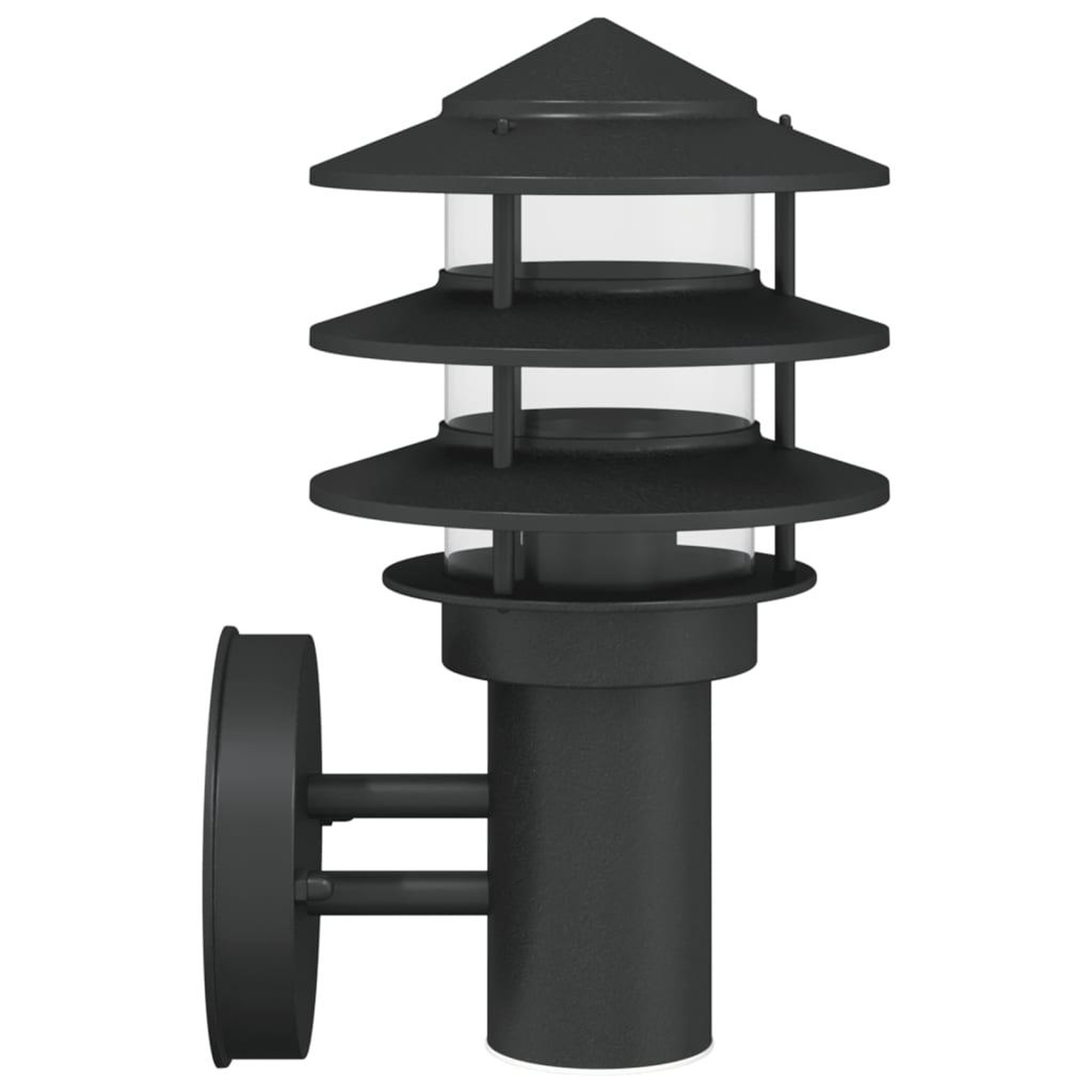 Voir la diapositive 5 : VIDAXL Appliques murales d'exterieur 2 pcs noir acier inoxydable