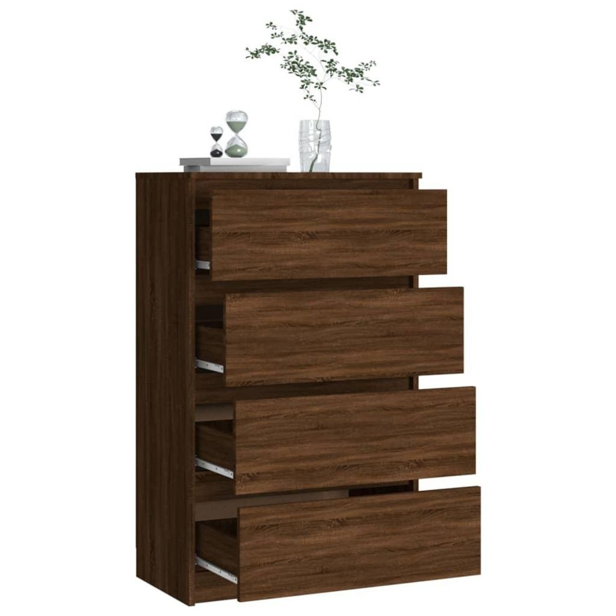 VIDAXL Buffet Chene marron 60x35x98,5 cm Bois d'ingenierie