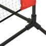 Voir la diapositive 5 : VIDAXL Filet de tennis Noir et rouge 500x100x87 cm Polyester