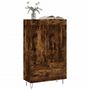 Voir la diapositive 3 : VIDAXL Buffet haut chene fume 69,5x31x115 cm bois d'ingenierie