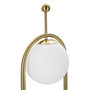Voir la diapositive 3 : Paris Prix Lampadaire Design Arc  Luci  168cm Blanc & Or