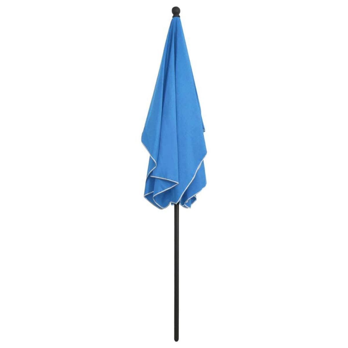 VIDAXL Parasol de jardin avec mat 210x140 cm Bleu azure