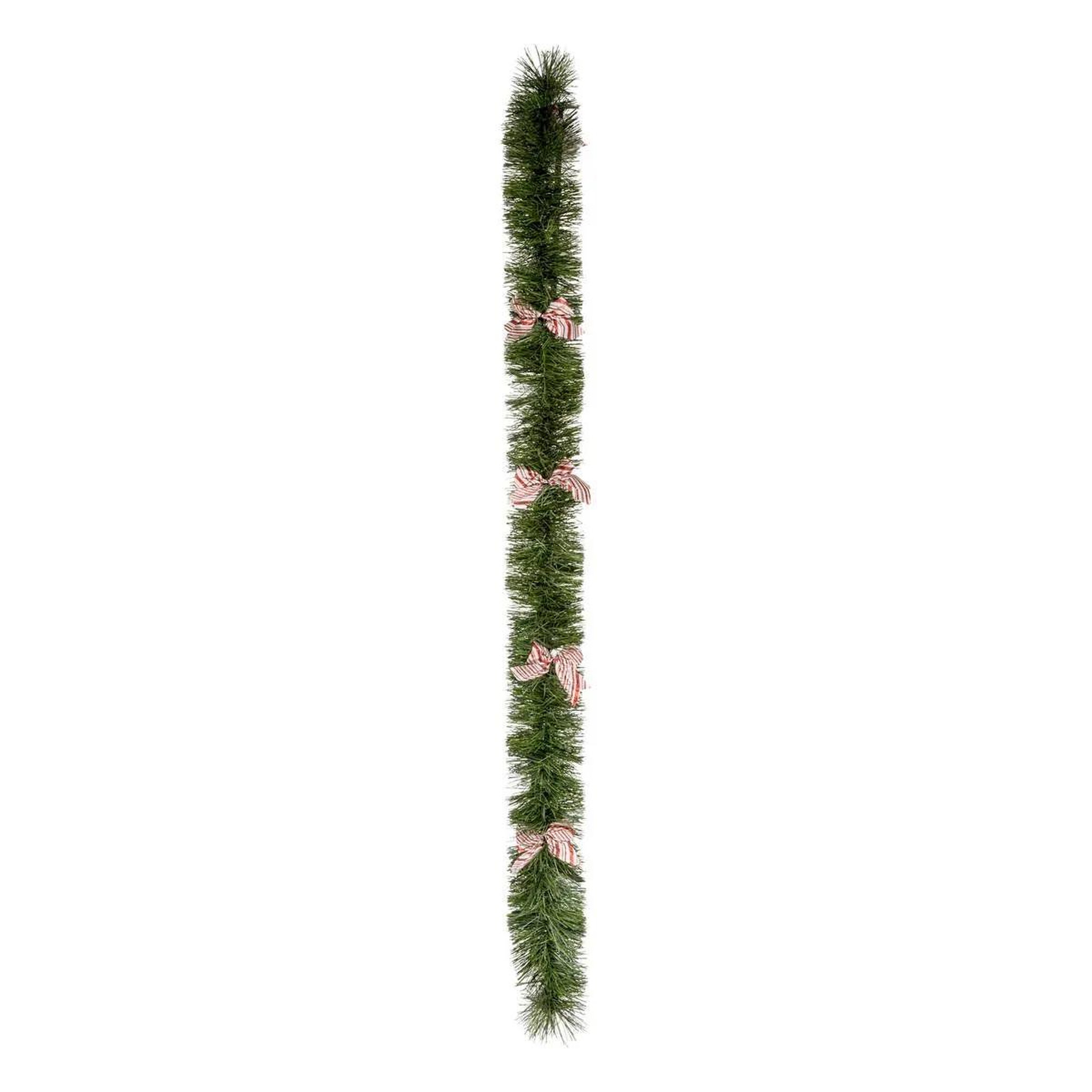 Voir la diapositive 3 : ATMOSPHERA Guirlande de noël boa  nœuds  270cm vert