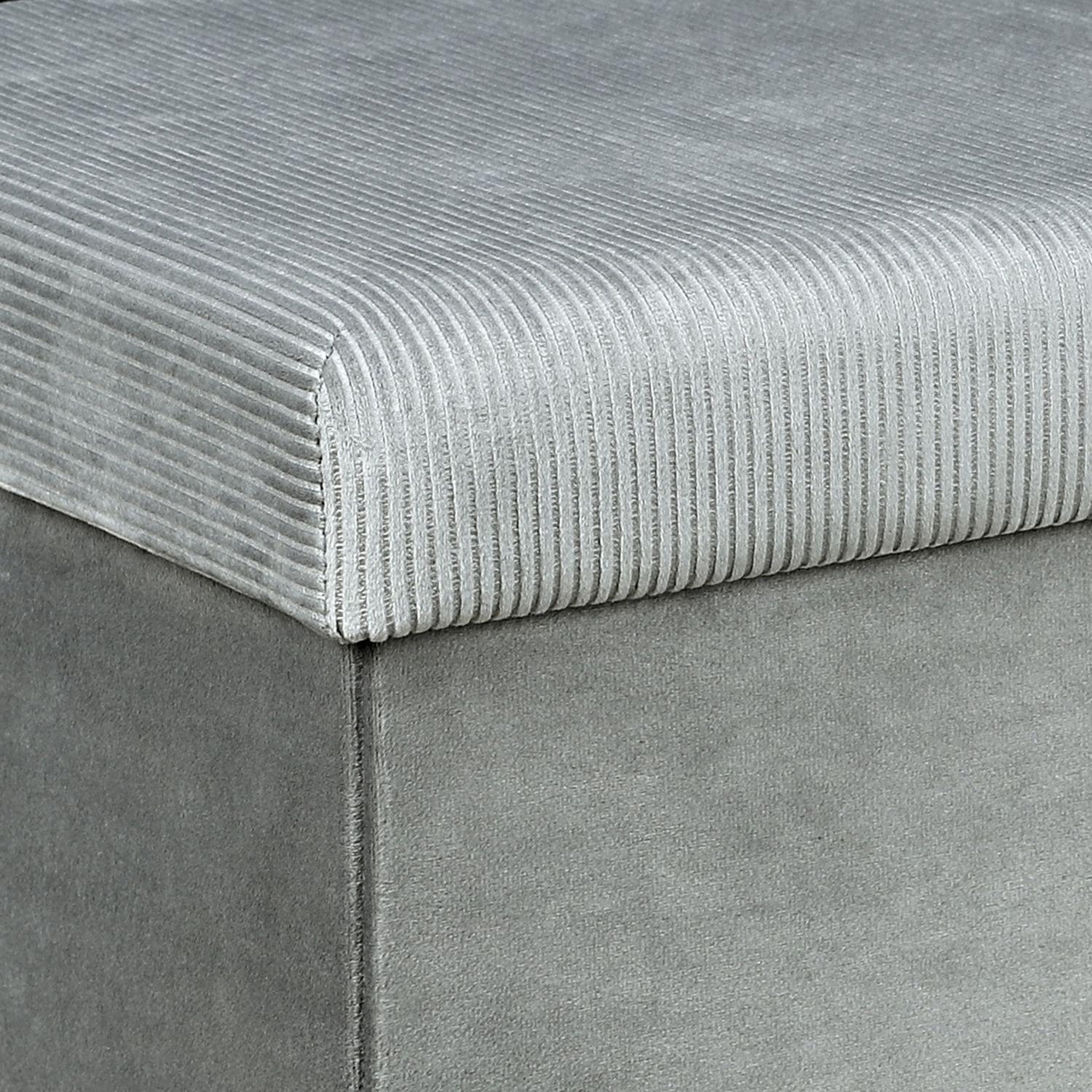 Voir la diapositive 3 : The Home Deco Factory Coffre banc pliable design velours Giulia