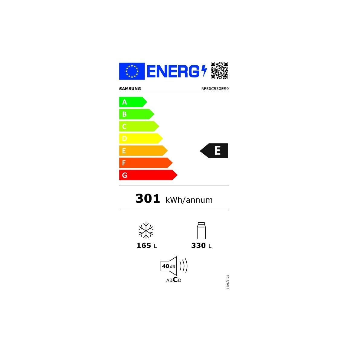 Samsung Réfrigérateur américain 495l 81.7cm nofrost - RF50C530ES9