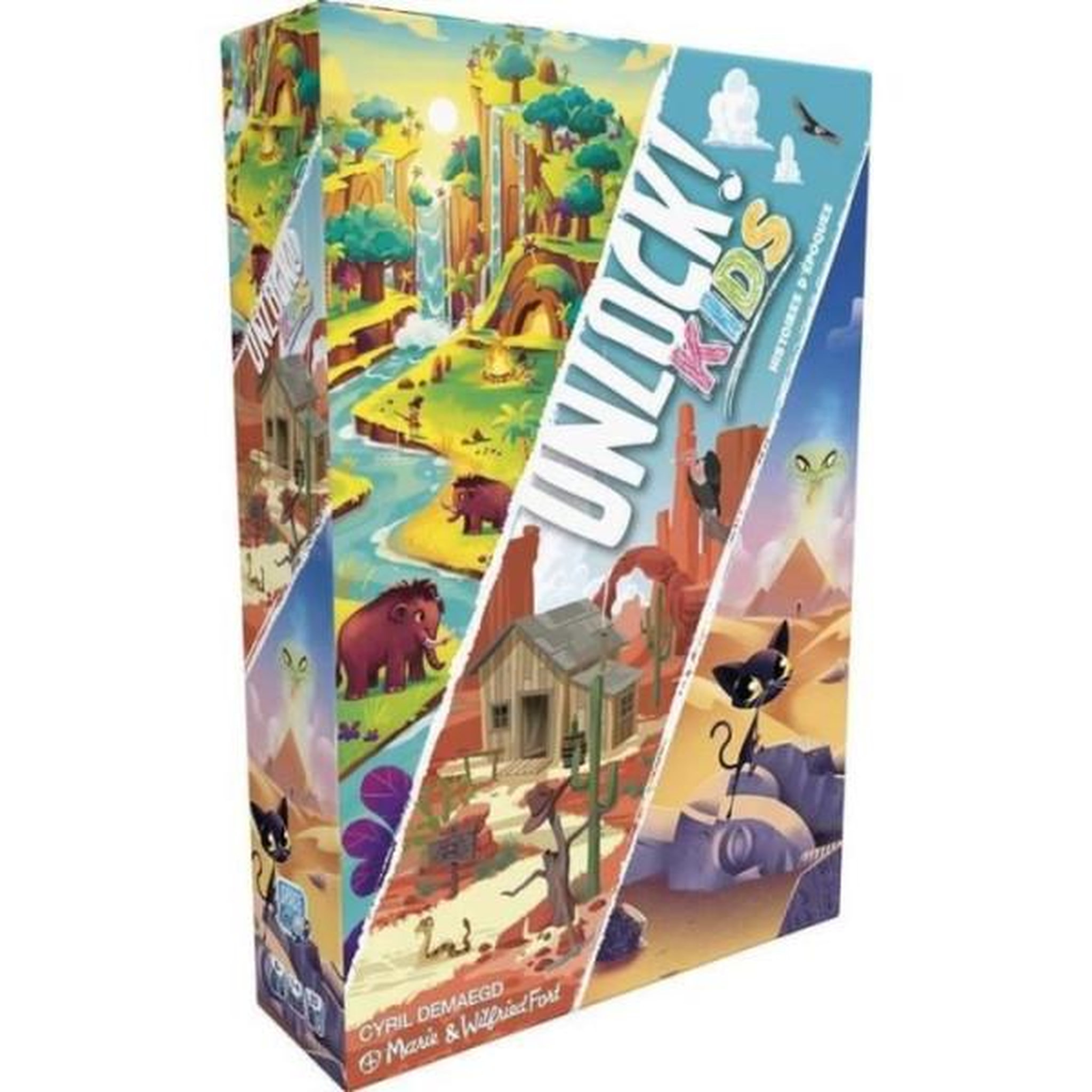 Asmodee Unlock! Kids histoires epoques - asmodee - jeu de société - enigmes et aventures pour enfants