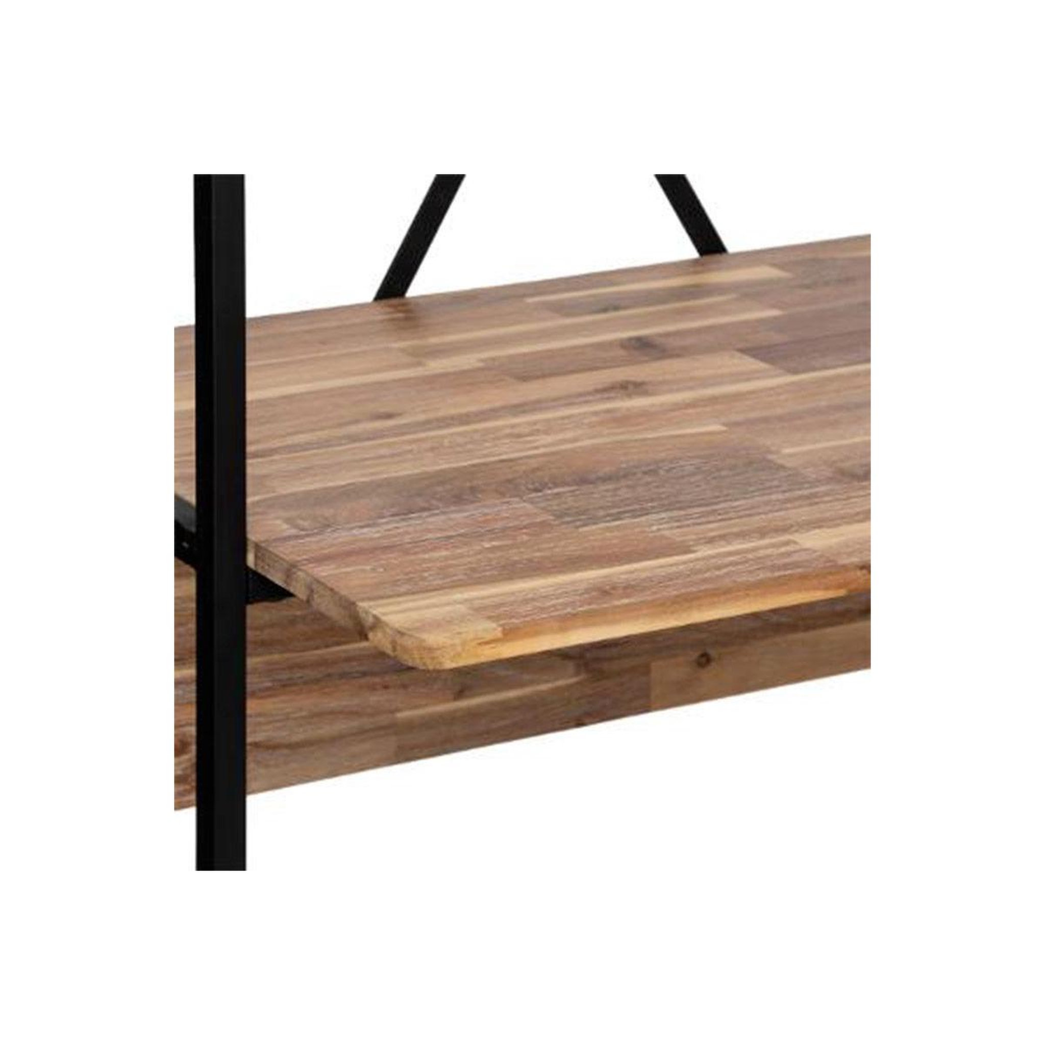 Voir la diapositive 3 : Paris Prix Étagère 2 niveaux & bureau  edena  180cm naturel