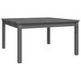 Voir la diapositive 2 : VIDAXL Table de jardin gris 82,5x82,5x45 cm bois massif de pin