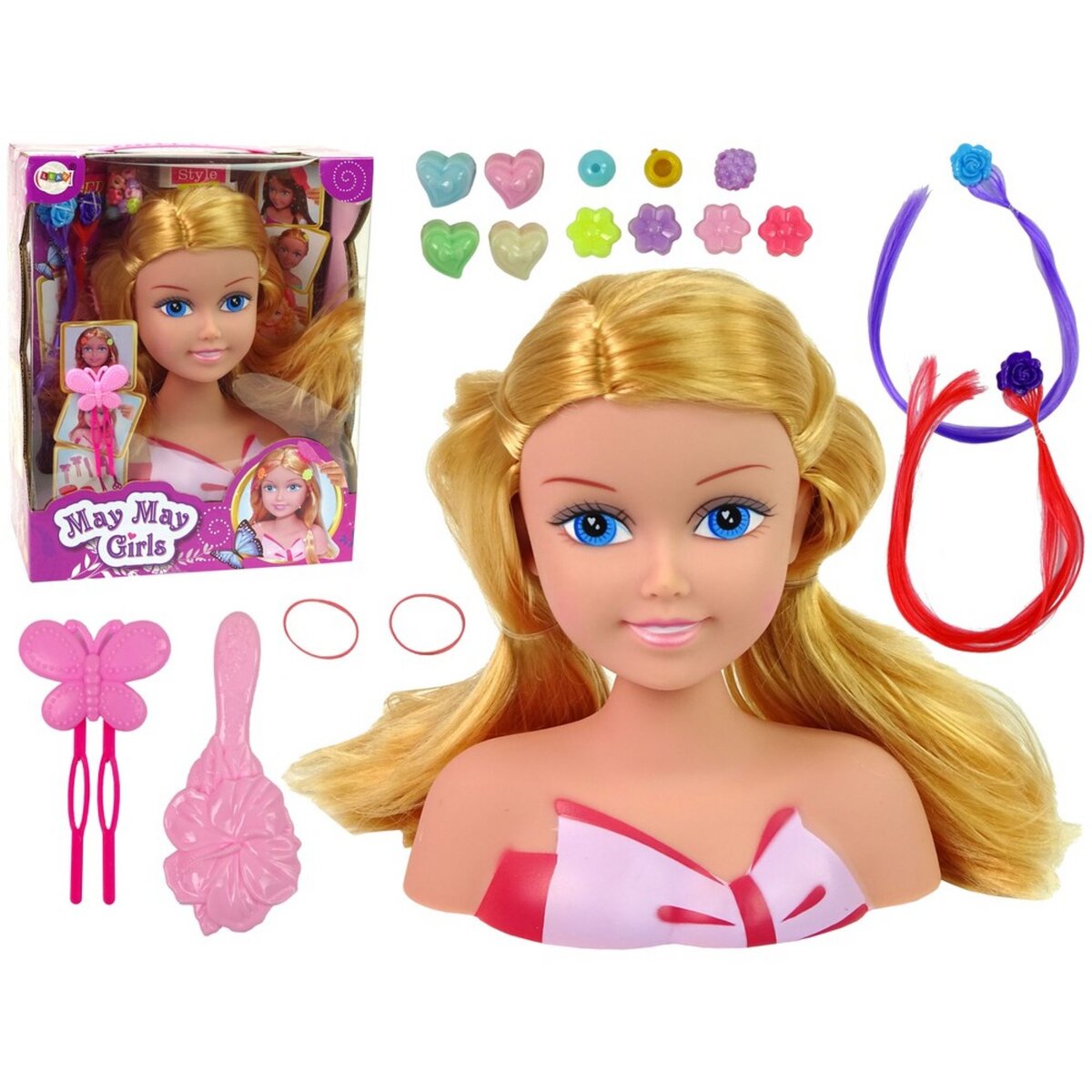 Tete a coiffer et accessoires jouet fille coiffure au meilleur