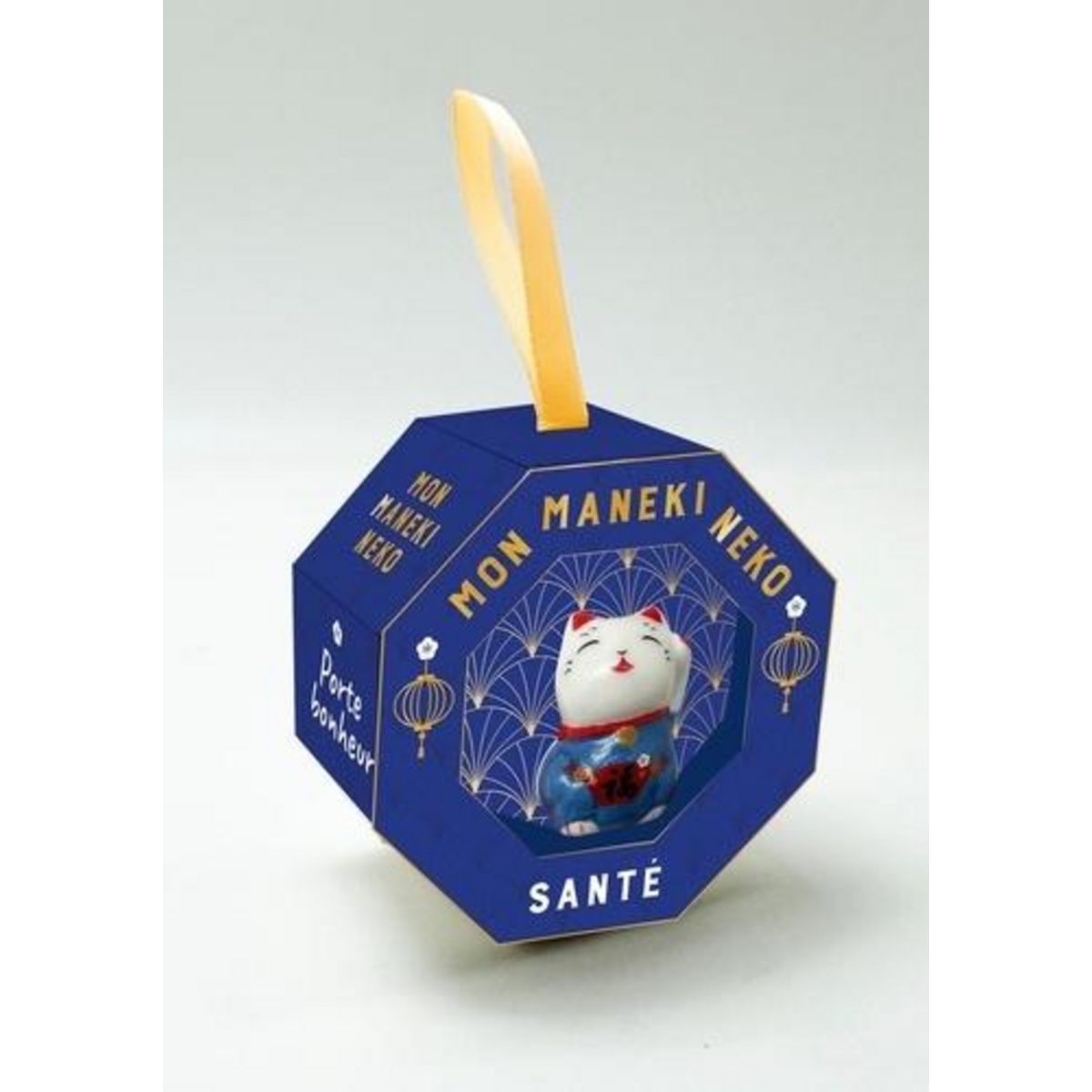 MON MANEKI-NEKO PORTE-BONHEUR SANTE. AVEC 1 CHAT PORTE-BONHEUR EN CERAMIQUE, Larousse
