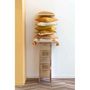 Voir la diapositive 3 : Paris Prix Coussin Déco  Franges Velours  45x45cm Ocre