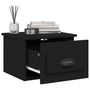 Voir la diapositive 4 : VIDAXL Tables de chevet murales 2 pcs noir 41,5x36x28 cm