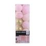 Voir la diapositive 2 : Paris Prix Guirlande Lumineuse à Led  20 Boules  372cm Rose