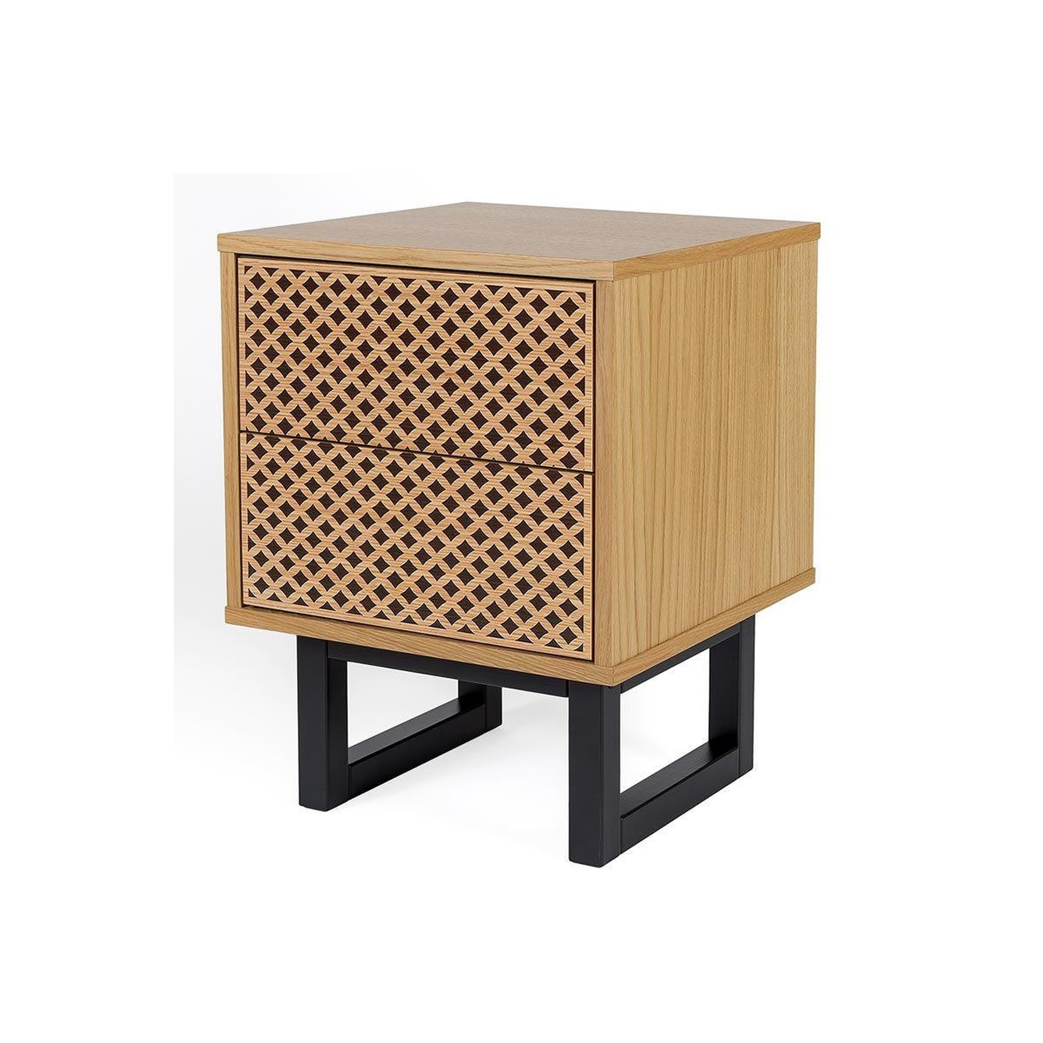 Voir la diapositive 2 : Paris Prix Table de chevet design en bois  camden  53cm naturel
