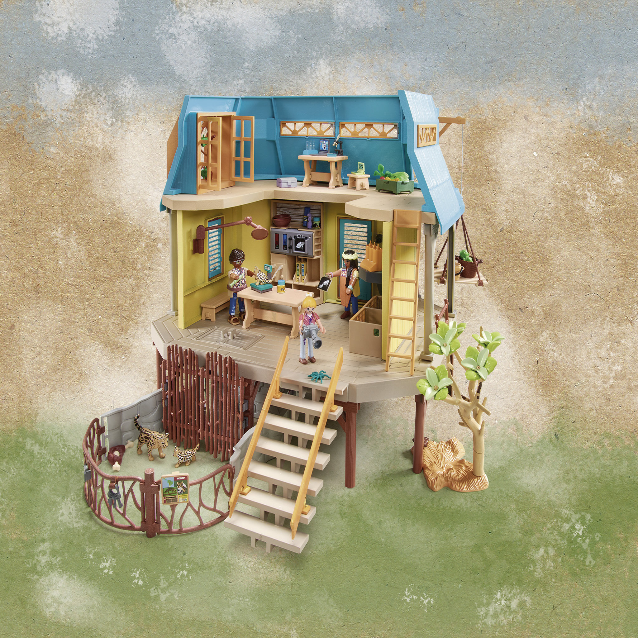 Voir la diapositive 3 : PLAYMOBIL 71007 - Centre de soins pour animaux Wiltopia