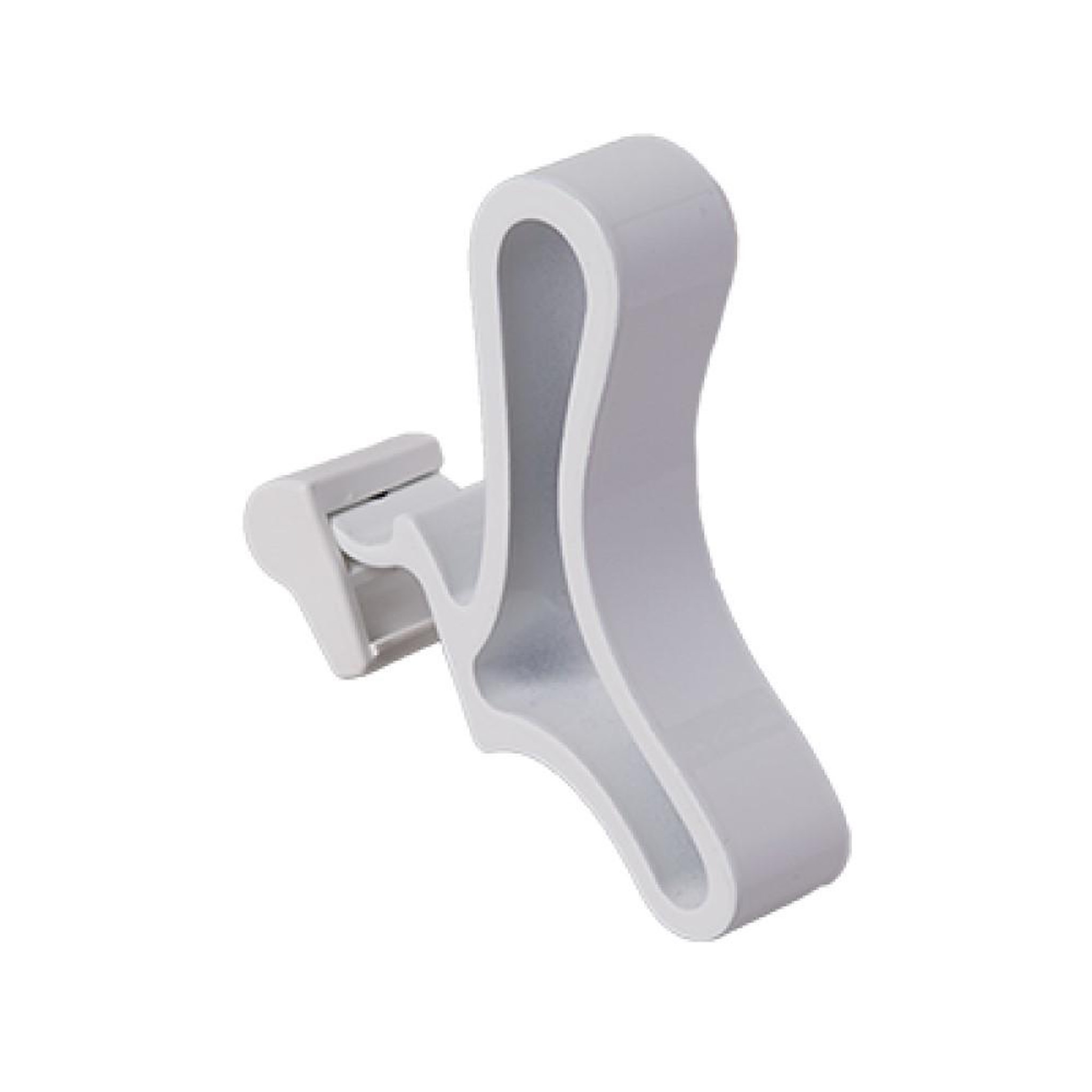 Sauter Patère courbe pour sèche-serviettes à lames plates - Blanc