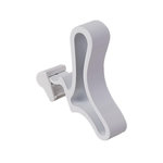 Sauter Patère courbe pour sèche-serviettes à lames plates - Blanc