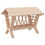 Voir la diapositive 2 : VIDAXL Mangeoire a foin pour lapins 44x33x33 cm bois massif de sapin