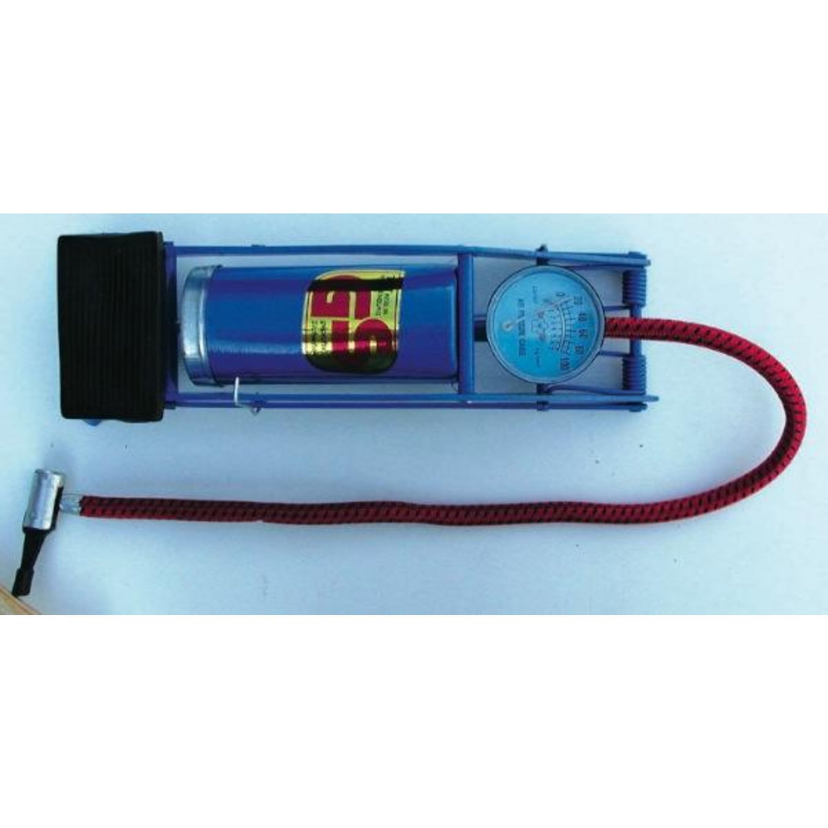 OUTIFRANCE Pompe à pied mono cylindre + manomètre