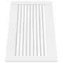 Voir la diapositive 3 : VIDAXL Porte d armoire à persiennes blanc 39,5x59,4 cm pin massif